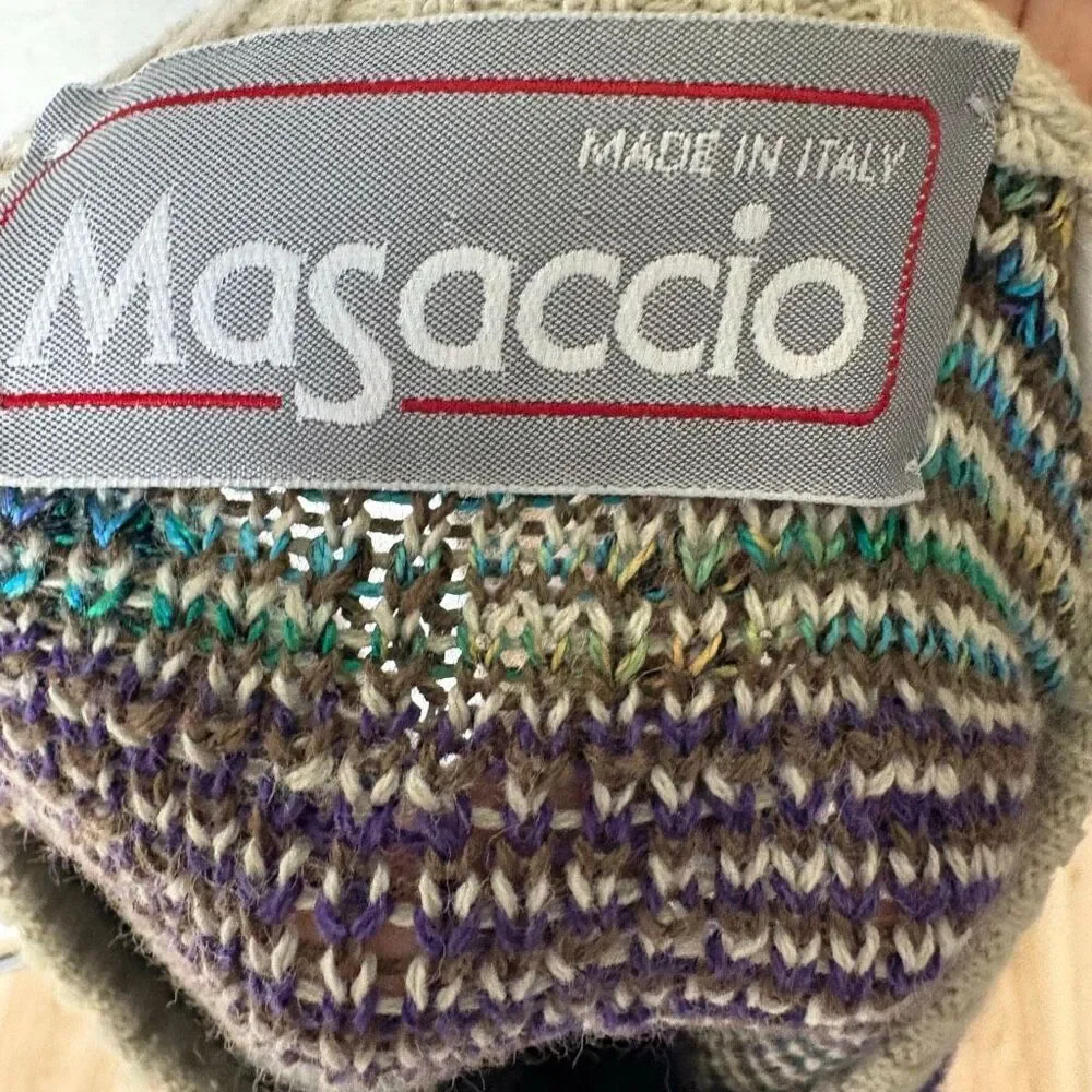 Magaccio Multicolored Eclectic Men’s Sweater size L Grandpa
